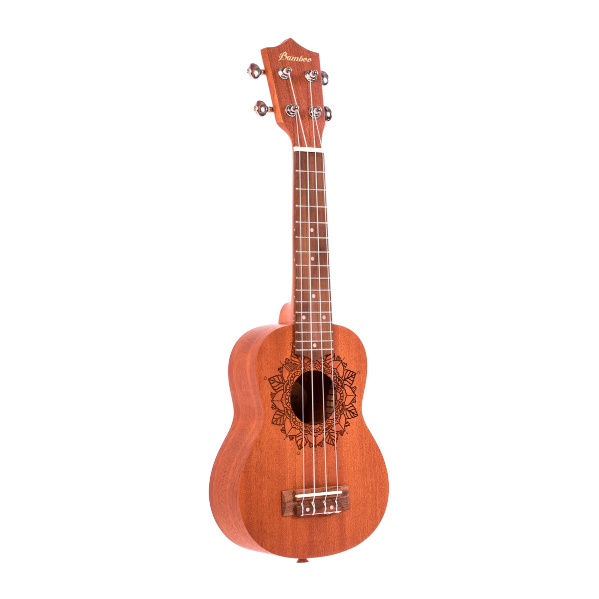 Ukelele Soprano Bamboo Kailua Vista Lateral Ukelele Soprano Bamboo Kailua Vista Lateral