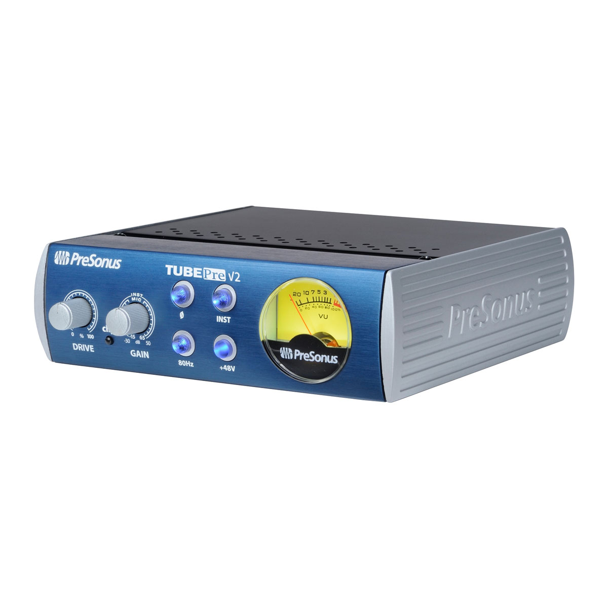 Preamplificador de Micrófono PreSonus TubePre V2 Vista Izquierda