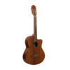 Vista Lateral de la Guitarra Clásica Bamboo Mahogany 39''
