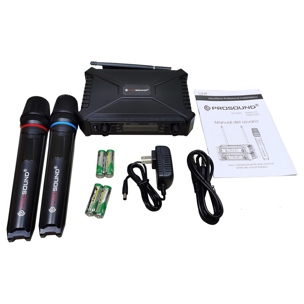 Prosound PWM-22D Sistema Inalámbrico Dual - Greins - Casa de música