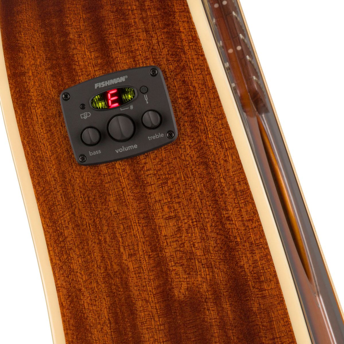 Preamp con afinador Preamp con afinador de la Fender Redondo Player Sunburst