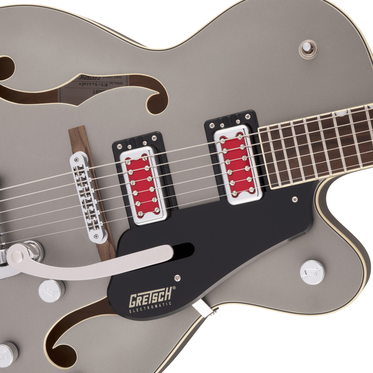 Pastillas Pastillas Gretsch G5410 Electromatic Rat Rod Hollow Body Matte Phantom Metallic