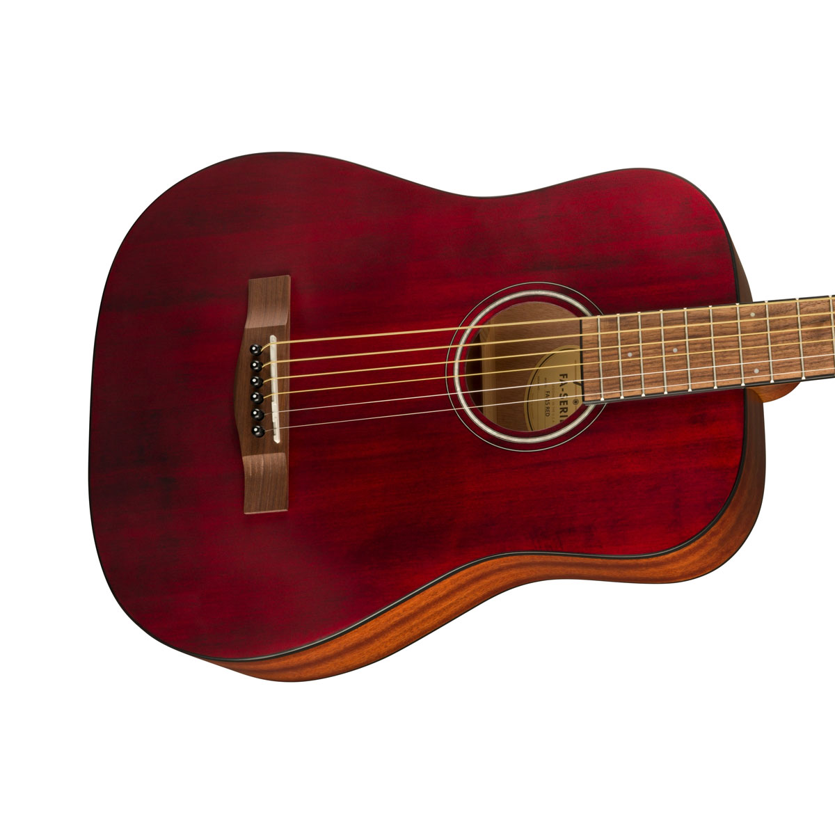 Cuerpo de la Guitarra Fender FA-15 3/4 Steel Red