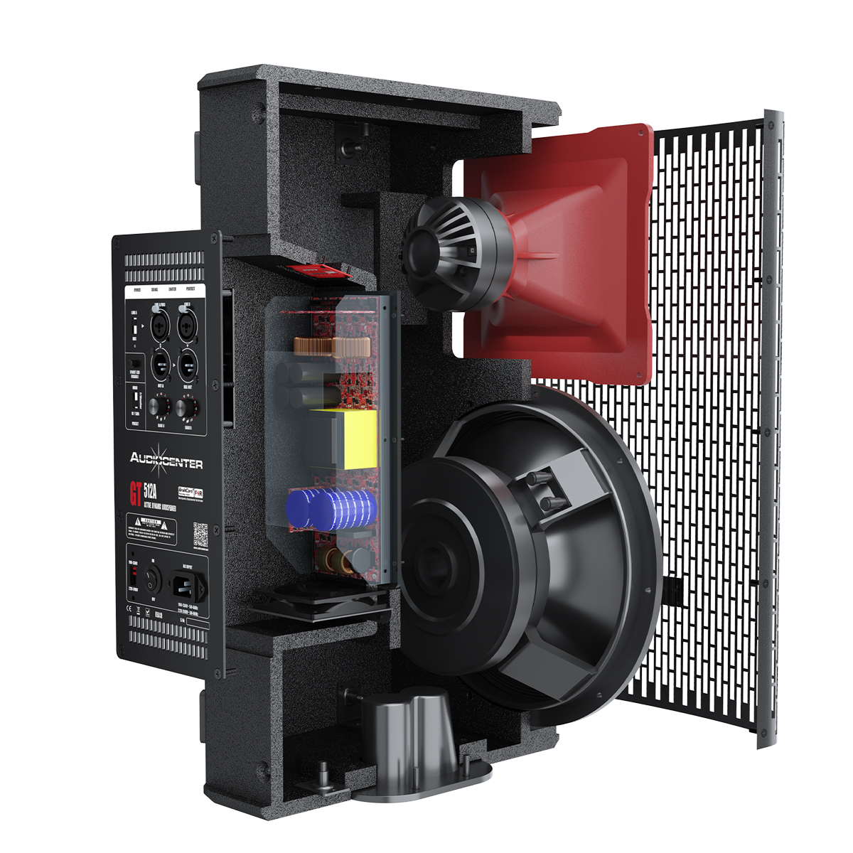 Vista Interior Vista Interior Audiocenter GT512A Bafle Activo 2200w