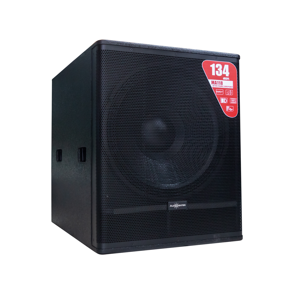 Vista Derecha Vista Derecha Audiocenter MA118 Subwoofer Amplificado