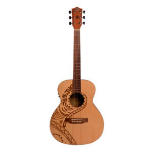 Guitarra Electroacústica Bamboo Vision Pacifica 38" con Funda