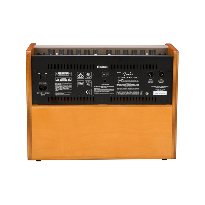 Reverso Amplificador Fender Acoustic 100