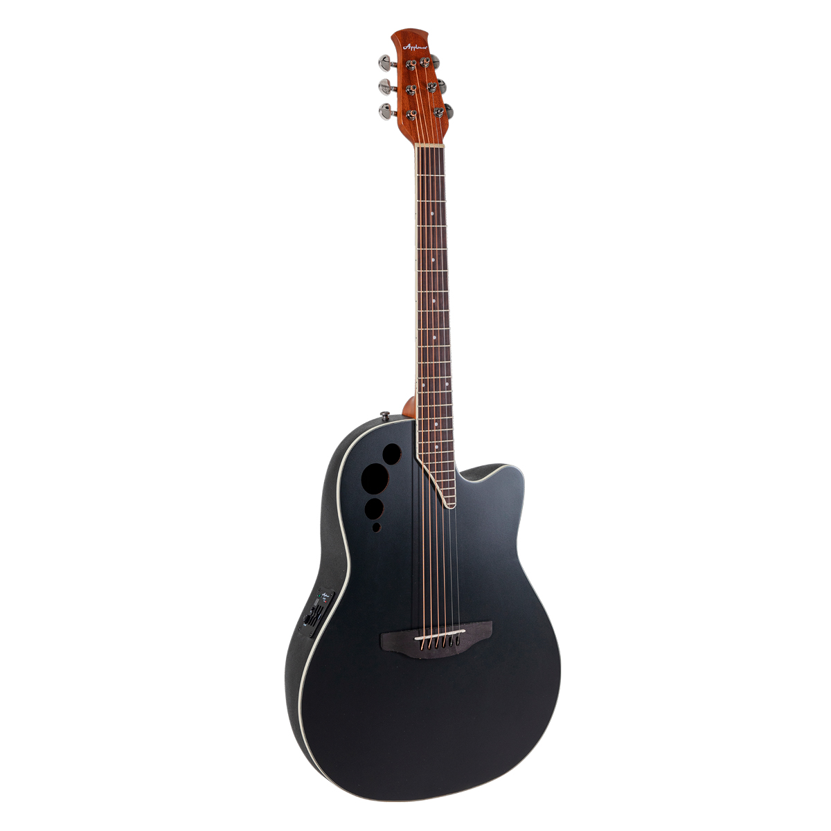 Ovation Applause AE44-5S Black Satin Guitarra Electroacústica