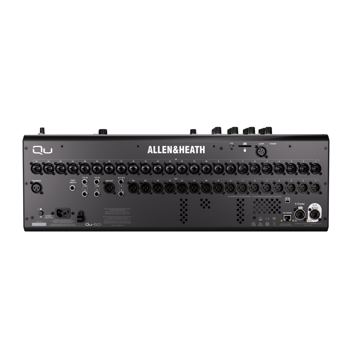 Consola Allen & Heath Qu-6D para producción audiovisual Consola Allen & Heath Qu-6D para producción audiovisual