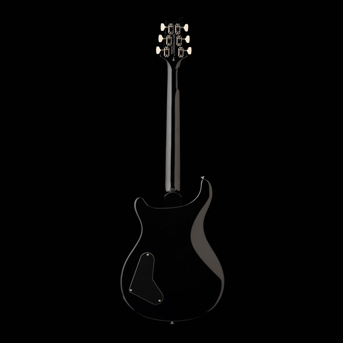 Vista trasera de la PRS SE Paul's Guitar Teal Black Vista trasera de la PRS SE Paul's Guitar Teal Black